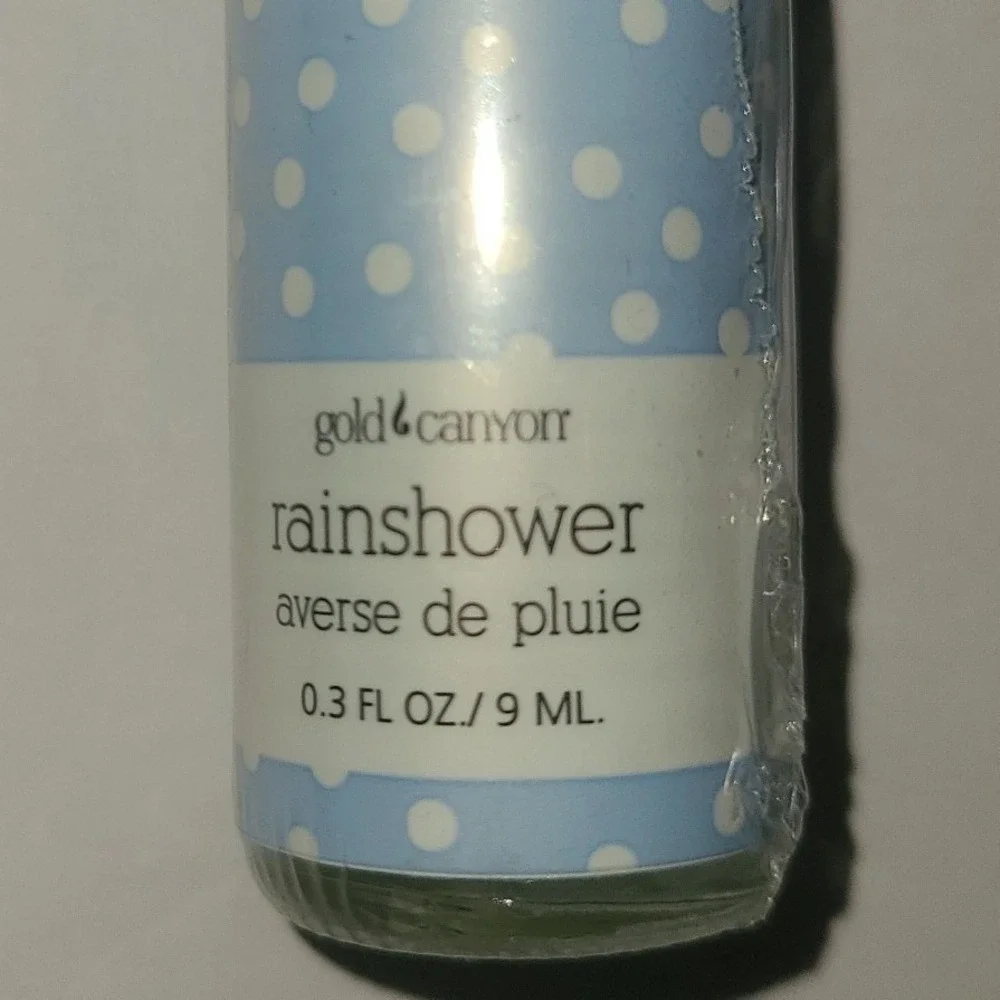 Gold Canyon Rainshower Home Fragrance Oil 0.3 fl oz 9 ml Scented Oil New Sealed